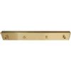 DESHOME L 40 cm Rosone lampada Bianco Rosone Lampadario 2 fori Rosone in metallo Rosone Oro opaco per 2 lampade Copricavo Rosone da soffitto, per lampada a sospensione Lampada da soffitto