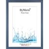 ByMoris Cornice per foto personalizzata 15 x 23 cm in Blu ardesia con vetro acrilico antiriflesso, poster puzzle ritratto cornici in legno