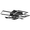 Cecotec Ventilatore da Soffitto con Luce EnergySilence LampAero 690 FlowLight. Design Originale, Luce LED, Telecomando, Timer Fino a 8 Ore, 3 Velocità, 5 Pale, Estate/Inverno