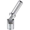 QUARKZMAN Presa Universale a Giunto Cardanico da 3/8 9mm CR-V Metrica a 6 Punti Rotazione Presa Flessibile Girevole