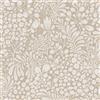 LiKiLiKi Carta da parati adesiva per mobili, beige, 41 cm x 10 m, motivo fiori e foglie, autoadesiva, lavabile e impermeabile, per mobili, pareti, camera da letto, soggiorno
