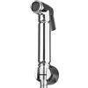 Xcel Home Kit spruzzatore portatile cromato musulmano Shattaf doccia per WC bagno bidet rubinetto attacco con tubo da 1,5 m e supporto