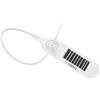 Yhuasia Fascette Plastica, 100 pcs Targhette Portachiavi, Sigilli diSicurezza, Fascette con Etichetta Per i Vestiti, i Portachiavi, l'Etichettatura (Bianco)