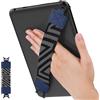 MoKo Cinturino di Sicurezza per 9 - 11 iPad/iPad Pro/iPad Air/Kindle Fire HD/Samsung/Lenovo Tablet, Cinturino da Mano Versatile ad Alta Elasticità Supporto Antiscivolo, Indaco