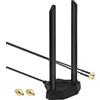 Nelawya Antenna 4G LTE Connettore SMA TS9 8 dBi Antenna di rete omnidirezionale con cavo da 2 m Base magnetica per router industriale mobile wireless Netgear Huawei ZTE Modem gateway cellulare