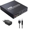 Mcbazel Convertitore da SCART+HDMI a HDMI con 3,5mm Segnale in Formato 480I(NTSC)/576I(PAL) in uscita Segnale 720P/1080P HDMI,collegabile con DVD,set-top box,lettore HD,console(PS2PS3PSP,Wii,Xbox360)
