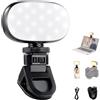 NEEWER BASICS Luce Selfie Portatile, Piccolo Faretto per Telefono Fotocamera a Clip Cold Shoe, 3W 600mAh CRI95 3 Modalità Colore Dimmerabile per iPhone iPad Laptop Webcam Zoom Videoconferenza Vlog, N9