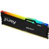 Kingston Ram KINGSTON FURY BEAST DDR5 5200MHz 32GB (1x32) RGB XMP 3.0 CL40 NERO