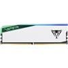 PATRIOT Ram PATRIOT ELITE DDR5 6000MHz 16GB (1x16) RGB XMP 3.0 EXPO CL42 BIANCO