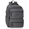 Pepe Jeans Joumma Bags Waltford - Zaino per computer portatile, 31 x 44 x 15 cm, in ecopelle e poliestere, colore: Grigio