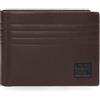 Pepe Jeans Hudson Portafoglio con Portafoglio Marrone 11x8x1 cm Pelle by Joumma Bags