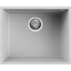 Elleci Quadra 105 SOTTOTOP LKQ10588BSO Lavello da Incasso 1 Vasca Sottotop 54 x 44 cm finitura Keratek Cloud 88
