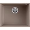 Elleci Quadra 105 SOTTOTOP LKQ10589BSO Lavello da Incasso 1 Vasca Sottotop 54 x 44 cm finitura Keratek Dove 89