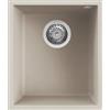 Elleci Quadra 100 SOTTOTOP LGQ10039BSO Lavello da Incasso 1 Vasca Sottotop 38 x 44 cm finitura Granitek Bianco Soft 39