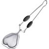 Westmark Colino pieghevole a forma di cuore, con manici in silicone, teatime, acciaio inox 18/8 e silicone, lunghezza 18,5 cm, 15802270
