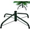 Namalu Supporto Pieghevole per Albero di Natale Base di Ricambio in Metallo per Albero Artificiale (40 cm, Verde)