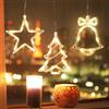SULOLI Illuminazione natalizia a LED, con ventose, per Natale, feste, interni ed esterni, camera da letto