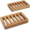 HTB, portasapone scanalato in legno di teak, porta spugna da cucina, portasapone autodrenante per doccia, lavandino, bagno, vasca da bagno, camper