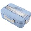 QTZTZ Bento Lunch Box Contenitore per alimenti Microonde Stoviglie Lunch Box, Blu