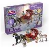 Schleich Horse Club | Grande Calendario dell'Avvento 2025 - Magica Corsa in Slitta Natalizia 99179 | con Hannah, Sofia, Slitta, Renna e Accessori | Idea Regalo con Cavalli dai 5 Anni | 31 Pezzi