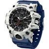 Yuxier Orologi da uomo tattici militari da uomo analogici digitali con data sveglia cronometro tattiche tattiche sport all'aperto allenamento arrampicata orologio sportivo per studenti, Blu/grigio.