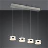 TRIO Leuchten Dios lampada a sospensione, LED, 4 luci, 331410407, Dios [Lampade per Interni > Lampade a Sospensione]