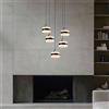 TRIO Leuchten Dios lampada a sospensione, LED, 5 luci, 331430532, Dios [Lampade per Interni > Lampade a Sospensione]