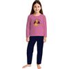 United Labels Winnie The Pooh - Pigiama da Donna Top Manica Lunga con Pantaloni Rosa/Blu (as3, Numeric, Numeric_98, Numeric_104, Regular)