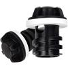 YEAMLTE 2 PCS Tappo di Scarico per Radiatore, Tappo di Scarico del Radiatore di Ricambio, Compatibile con Yeti Radiatore, Tundra Radiatore con Design a Prova di Perdite, Nero