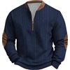 Kobilee Lupetto Cotone Uomo, Maglione Uomo Cotone Maglione Elegante Moda in Cashmere Cappotti Pullover per Uomo Calda Morbido Felpa Stampata in 3D a Maniche Lunghe Autunno e Inverno Uomo