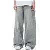 Generic Jeans a gamba larga da uomo Y2k Baggy Hip Hop Grigio Jeans Casual Loose Fit Skater Denim Pantaloni Vintage Oversize Streetwear Jeans Baggy Uomo, Grigio chiaro, XL