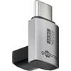 goobay Adattatore USB-C 240 W 40 Gbit prolunga 90° verticale corto USB 4 (maschio a femmina) / USB 4.0 adpter 8 K @60 Hz, retrocompatibile USB 3.1, USB 2.0/7444