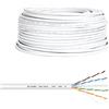 VulTech SC13502-100 Bobina Matassa Lan Categoria 6 UTP 100 Metri 23AWG Ethernet cavo rete impianti alta velocità 1Gbps 100m Cat6, 100 Ohm, 250Mhz, 10/100/1000 Mbps