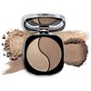 NÉO MAKE UP Palette Contouring Viso con Specchio - Palette Ombretti - Bronzer in Polvere & Illuminante Viso - Intense Serum Bronzing and Highlighting Powder - Tonalità Calde - 01 HOT CHOCOLATE