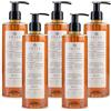 Prija Vitalising 2 in 1 Shower Gel and Shampoo with Ginseng 5x 380ml | Hydrating and Energising Hair and Body Wash with Pump Dispenser. Luxurious Spa Quality Vitalising Formula.