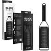 Microplane Grattugia da Cucina con Lama a Scaglie Grandi in Acciaio Inox Made in USA per parmigiano, Cioccolato, Tartufo e Fiocchi di Burro della Serie Black Sheep