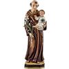 DRW Figura di Sant'Antonio di Padova Patrono degli Oggetti Perduti, di chi Cerca Coppia, Costruzione e Celiachi con Bambino Sciolto con Magnete in Resina Dipinto a Mano 30 cm