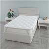 Italian Bed Linen Topper DREAM imbottito e trapuntato, Coprimaterasso Letto Piazza e Mezza 120x195 cm, Imbottitura da 700g/m², con Elastici Angolari e soffietto da 8 cm - Lavabile in Lavatrice