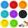 CYUXING 8 pezzi di ciotole per cibo e acqua per gechi crestati, riutilizzabili, piccole, per rettili, accessori per acquari di gechi, in silicone, facili da pulire, per paguri, tarantole, isopodi, lucertole