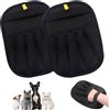 Yoedge 2 pezzi Pet Hair Remover Gloves per cani e gatti, guanti per la cura dei capelli double face, guanti per la depilazione, antistatici e riutilizzabili, per la depilazione