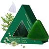 ToatlHeal Nature Triangle Shampoo Bar, 120g Usman Grass Glutinous Rice Water Solid Shampoo Bar for Hair Care, Nature Green Soap with Biota & Isatis Root, Deep Cleansing Organic Hair Oil Control (1pc)