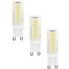 WANGPEI Lampadine LED G9 9W,Lampada Alogena Equivalente a 90W Bianco Freddo 6000K 900LM Angolo del Fascio di 360 ° Non Dimmerabile Lampada a Risparmio Energetico G9(Confezione da 3)