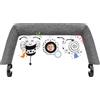 iGRATENS Baby Bouncer Toy Bar, barra giochi per sdraietta Bliss and Balance Soft con 3 PCS di simpatici giocattoli sensoriali, facile da attaccare e staccare, delicato sulla pelle, lavabile in lavatri