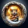 CHARMIBLE Puzzle in legno per adulti, 300 pezzi, visuale 3D, puzzle in legno, 34 x 34 cm, puzzle in legno a forma di animale irregolare, per adulti, bel regalo per la famiglia e gli amici