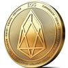 innoGadgets Medaglia EOS Fisica placcata con Oro Reale 24 carati. Vero Oggetto da Collezione con Custodia Protettiva, Capsula di Monete. Perfetto per Ogni Fan di EOS