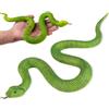 YEAMLTE Serpente Finto, Serpente in Gomma Morbida, Serpenti Finti Realistici, Gomma Serpente Giocattolo, per Spaventare Gli Uccelli Oggetti di Scena da Giardino, Festa di Halloween (B)