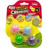 Tatoy Slimy Sticky Maxi Creeblers - I gattonari adesivi da parete originali 2 x Neon e 2 x GID di dimensioni massime, corridori appiccicosi, Sensory Antistress Fidget per bambini (a partire dai 3