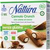 Nattura cannolo crunch con crema al cocco bio 5 pezzi da 25 g