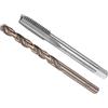 CoCud Tocca e Trapano Punta Set, M8 x 1.25 Tocca Filettatura 6.8mm Trapano Diametro, Metrico Macchina Vite Tocca & Torsione Trapano Punta Strumento Kit - (per Riparazione), 1 set