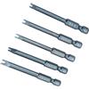 Kozelo Chiave Inglese Punta Cacciavite set - [2. 5 Pollici x H1/4 x U4 U5 U6 U7 U8] magnetici U-Tipo Vite Cacciavite Serie Testa per Uso Pneumatico o Elettronico Utensile, S2 Acciaio